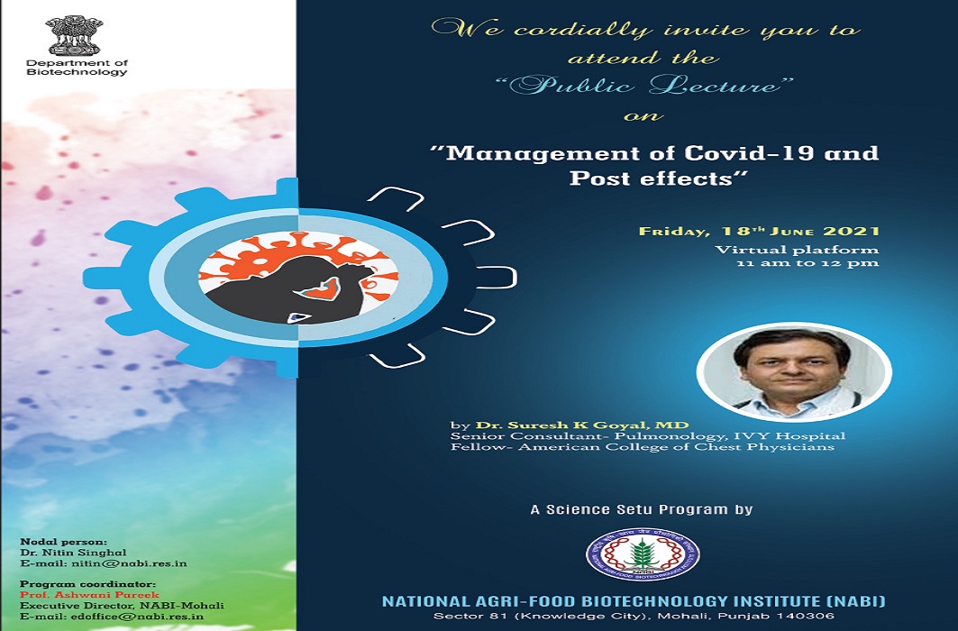 Lecture on Management of Covid-19 and Post effects
