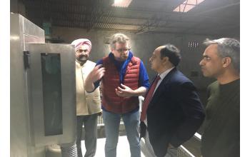 Executive Director NABI visited Rajdhani Rice Mills Samana to Koolmill rice milling technology